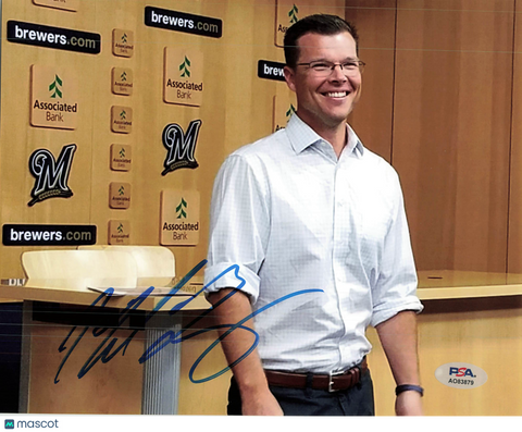 Jeff Levering Milwaukee Brewers Signed 8x10 Photo PSA