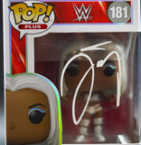 Jade Cargill Signed Funko Pop #181 Metallic JSA WWE Autographed