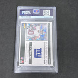 2025 Victor Cruz Panini Luminance#11-VCR Signed Card PSA 10 Autographed