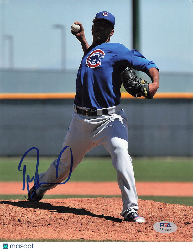 Duane Underwood Jr. Chicago Cubs Signed 8x10 Photo PSA