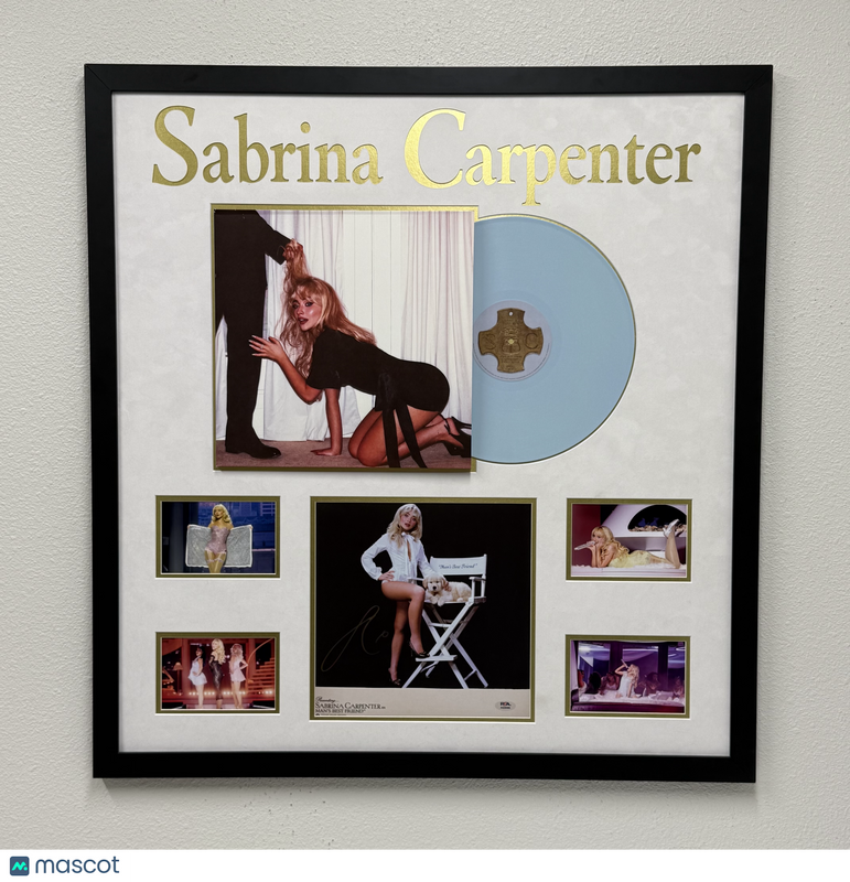 Sabrina Carpenter Signed Vinyl Frame "32x34" Autographed Man's Best Friend