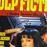 Quentin Tarantino Signed Pulp Fiction 12x18 Photo BAS Autographed
