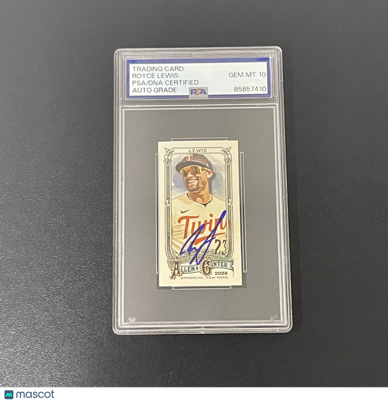 2025 Topps Allen & Ginter #221 Royce Lewis Signed Card Auto 10 PSA Slabbed Twins