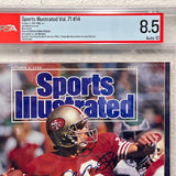 Joe Montana Sports Illustrated Vol.71 #14 Signed Magazine PSA 8.5 Auto 10