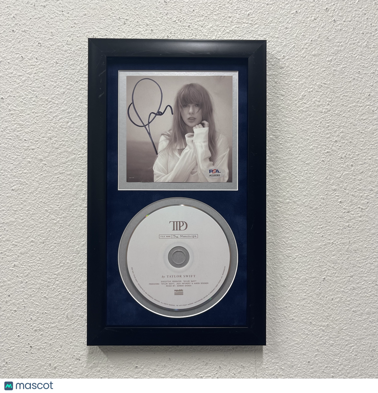 Taylor Swift Signed The Tortured Poets Department Framed Display CD Album PSA