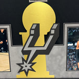 Victor Wembanyama Custom Framed Signed San Antonio Spurs Jersey PSA Autographed