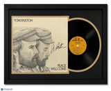 Tom Paxton Signed Peace Will Come Custom Framed Vinyl Album PSA Auth