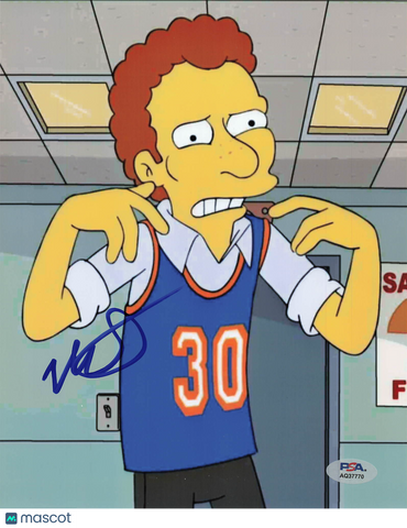 Michael Rapaport The Simpsons Signed 8x10 Photo PSA Auth