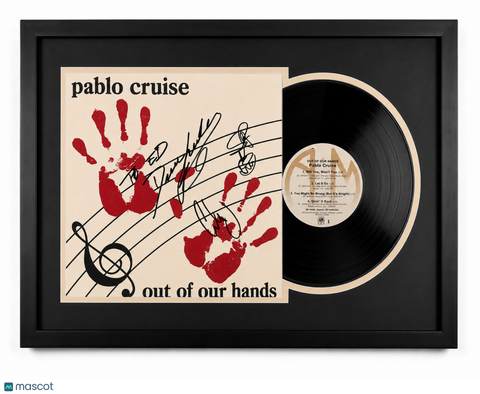 David Jenkins, Cory Lerios, Steve Price Signed Out of Our Hands Framed Vinyl