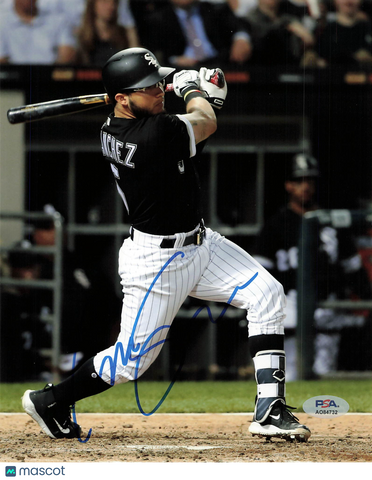 Yolmer Sanchez Chicago White Sox Signed 8x10 Photo PSA