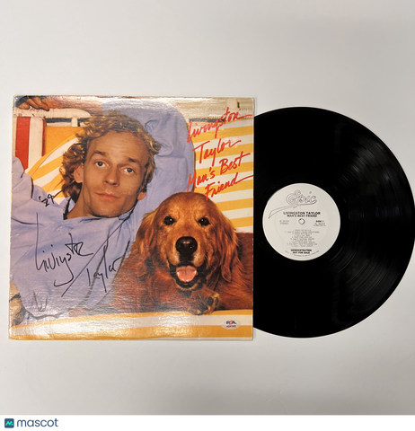 Livingston Taylor Signed Man's Best Friend Vinyl Album PSA Autographed