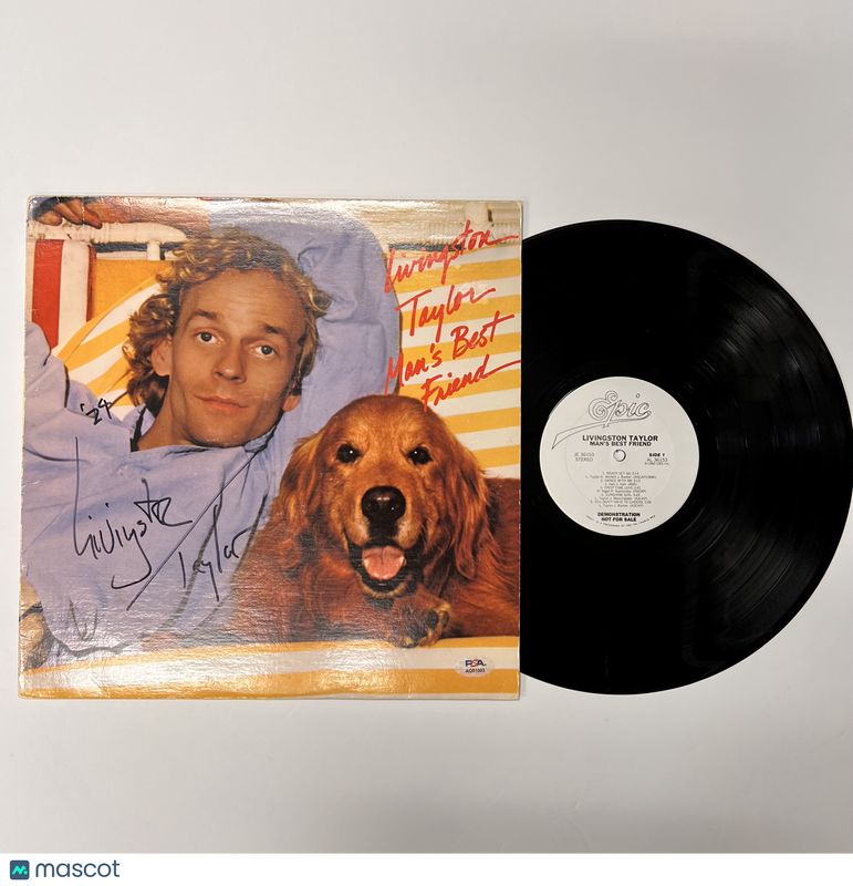 Livingston Taylor Signed Man's Best Friend Vinyl Album PSA Autographed