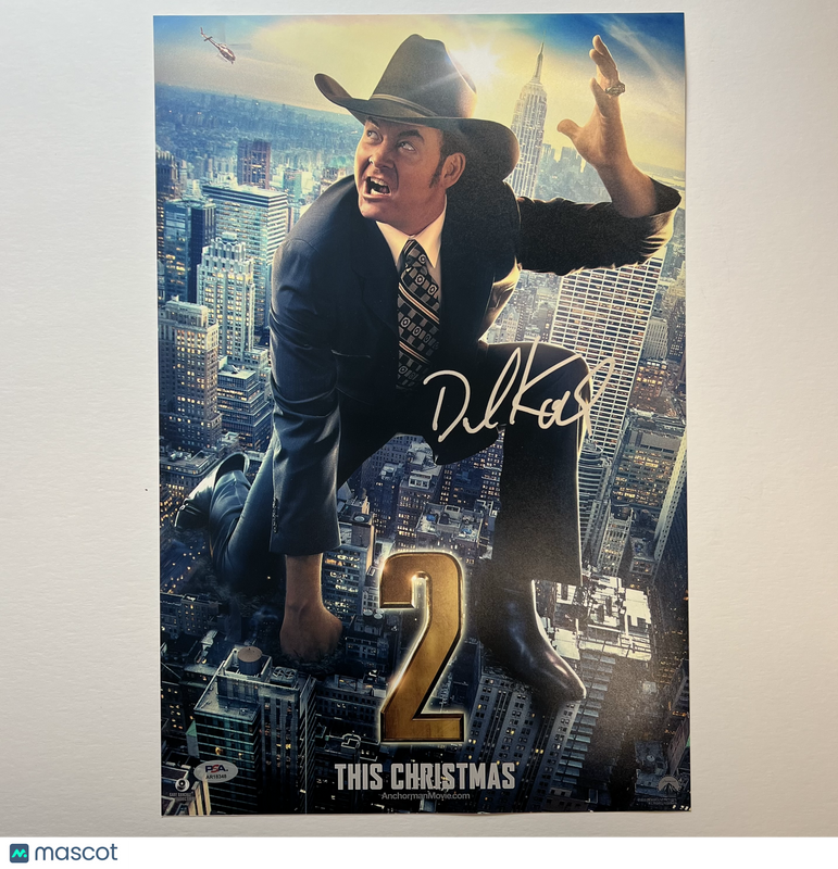 David Koechner Signed 12x18 Photo Anchorman 2 PSA Autographed