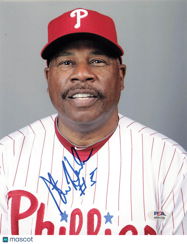 Steve Henderson Philadelphia Phillies Signed 8x10 Photo PSA
