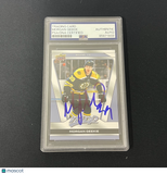 2025-26 Upper Deck MVP Hockey#2 Morgan GeekieSigned Card Auto PSA Slabbed Bruins