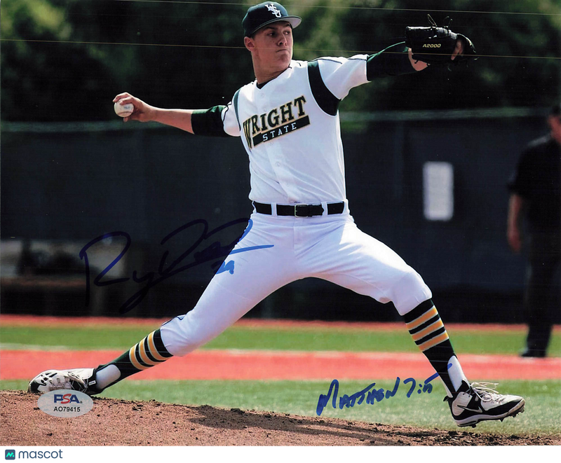 Ryan Weiss Wright State Raiders Signed 8x10 Photo PSA