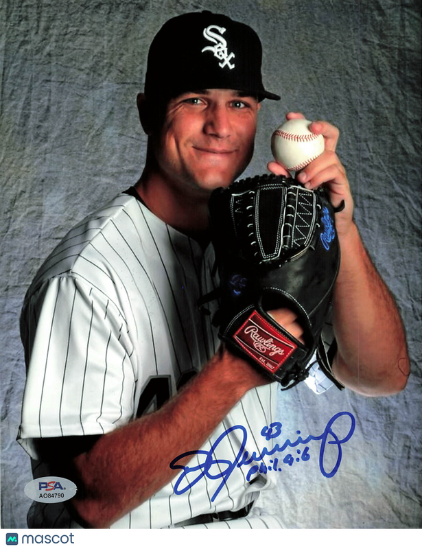 Dan Jennings Chicago White Sox Signed 8x10 Photo PSA