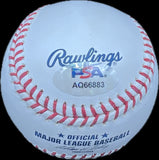 Trevor Bauer Signed MLB Baseball PSA Cleveland Guardians
