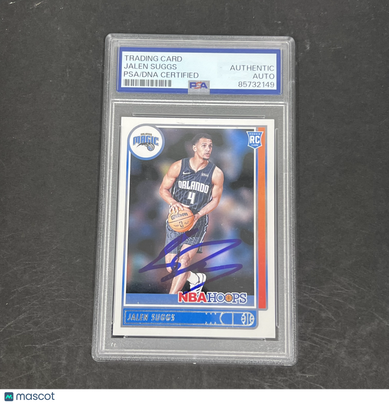 Jalen Suggs 2021-22 Panini Hoops Basketball#210 Signed Card PSA Autographed
