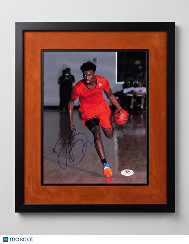 Jaylen Brown California Golden Bears Signed 8x10 Custom Framed Photo PSA
