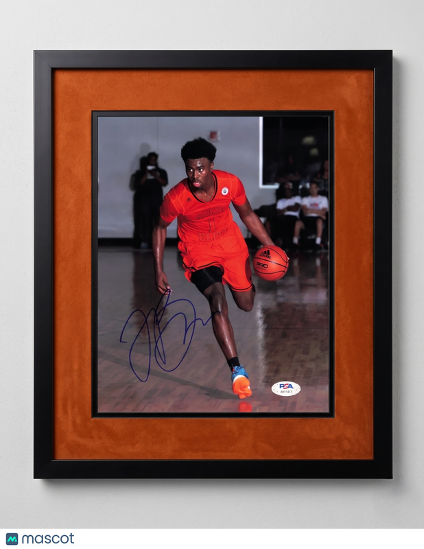 Jaylen Brown California Golden Bears Signed 8x10 Custom Framed Photo PSA
