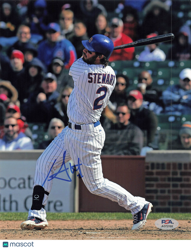 Ian Stewart Signed 8X10 Photo PSA Chicago Cubs
