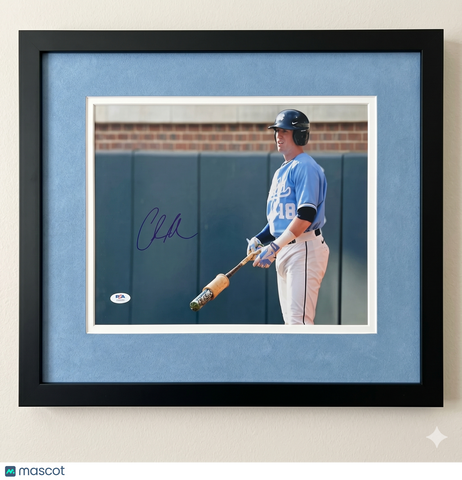 Colin Moran Pittsburgh Pirates Signed 11x14 Custom Framed Photo PSA Auth