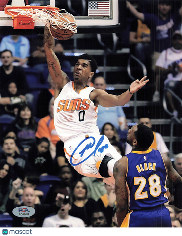 Marquese Chriss Phoenix Suns Signed Basketball 8x10 Photo PSA