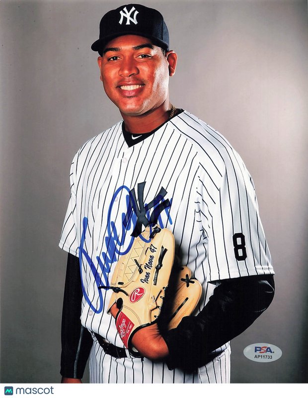 Ivan Nova New York Yankees Signed 8x10 Photo PSA
