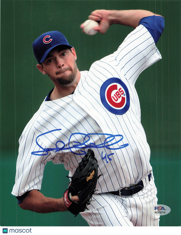 Sean Marshall Chicago Cubs Signed 8x10 Photo PSA