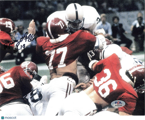 Murray Legg Signed Alabama Crimson Tide Football 8x10 Photo PSA Autographed