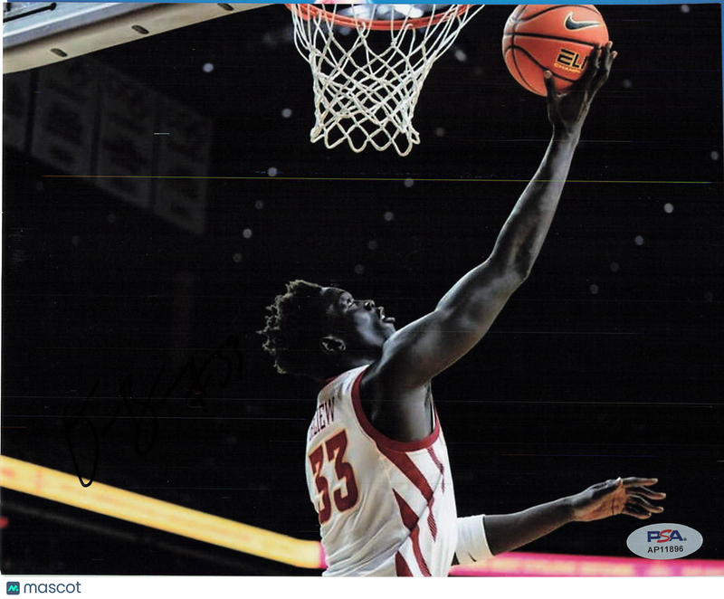 Omaha Biliew Iowa State Cyclones Signed Basketball 8x10 Photo PSA