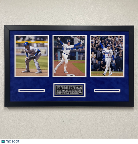 Freddie Freeman Framed 3 Photo Display Los Angeles Dodgers