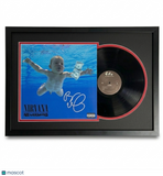 Butch Vig signed Nevermind Custom Framed Vinyl PSA Album autographed