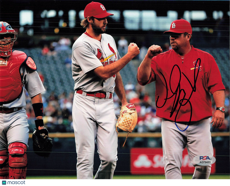 Derek Lilliquist St. Louis Cardinals Signed 8x10 Photo PSA