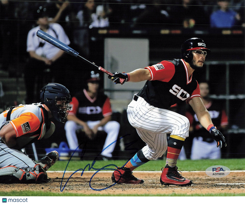 Carlos Sanchez Chicago White Sox Signed 8x10 Photo PSA
