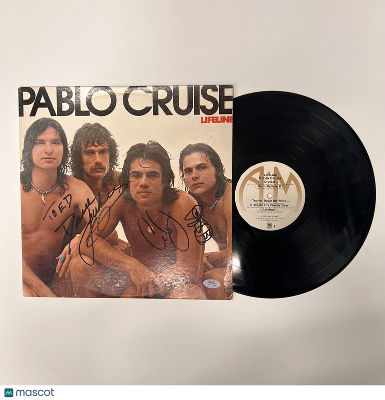 David Jenkins, Cory Lerios, and Steve Price Signed Lifeline Vinyl Album PSA