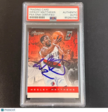 2012-13 Panini Prestige #98 Wesley Matthews Signed Card AUTO PSA Slabbed Blazers