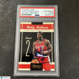 2011 Panini Classics #44 Wesley Matthews Signed Card AUTO PSA Slabbed Trailblaze