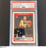 2006-07 TOPPS #221 STEVE NOVAK Signed Card PSA AUTO Slabbed RC Rockets