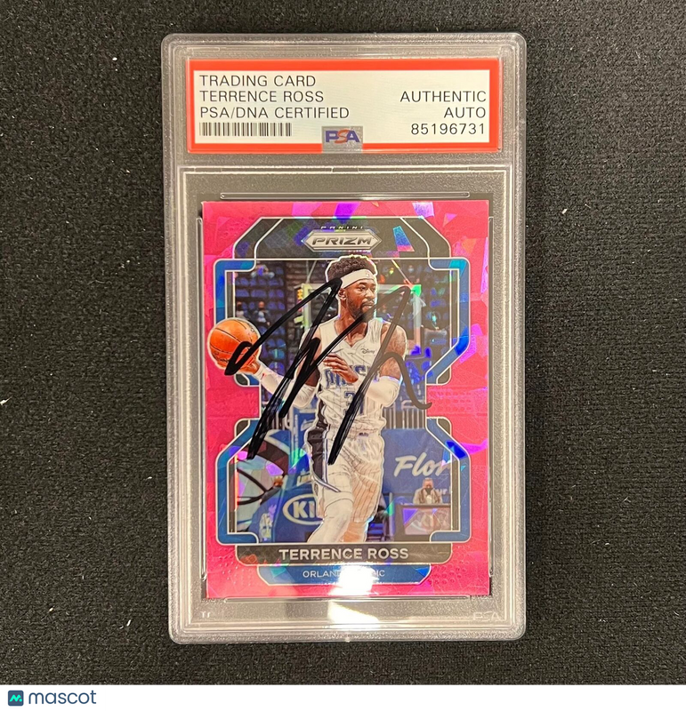 2021-22 Panini Prizm #189 Terrence Ross Signed Card AUTO PSA Slabbed Magic