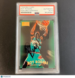 1997-98 NBA Hoops Skybox #62 ROY ROGERS signed card PSA/DNA Vancouver Grizzlies