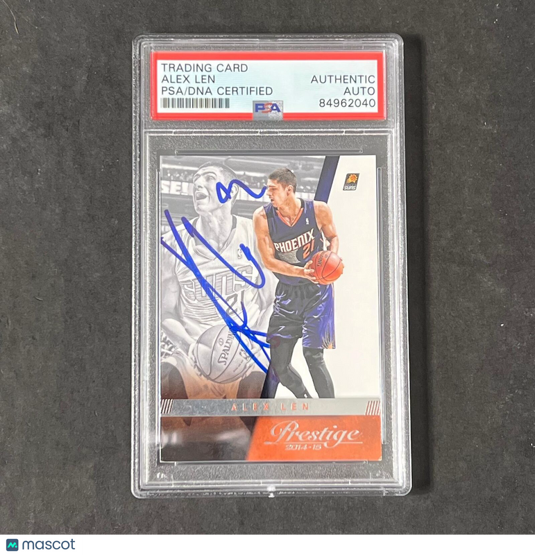 2014-15 Panini Prestige #24 ALEX LEN Signed Card AUTO PSA Slabbed Suns