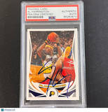 2004 Topps #59 Al Harrington Signed Card AUTO PSA Slabbed Pacers