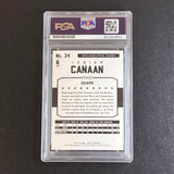 2015-16 NBA Hoops #34 Isaiah Canaan Signed Card AUTO PSA Slabbed 76ers