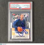 2007-08 Fleer #129 Juwan Howard Signed Card AUTO PSA/DNA Slabbed Mavericks