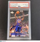 2002-03 Upper Deck #113 Kurt Thomas Signed Card AUTO PSA Slabbed Knicks
