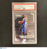 2016-17 Panini Prizm #118 Matt Barnes Signed Card AUTO PSA Slabbed Kings