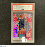 2019-20 Panini Mosaic #86 Jonas Valanciunas Signed Card AUTO PSA Slabbed Grizzli