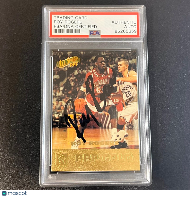1996 The Score Board All Sport PPF Gold #18 ROY ROGERS signed card PSA/DNA Alaba